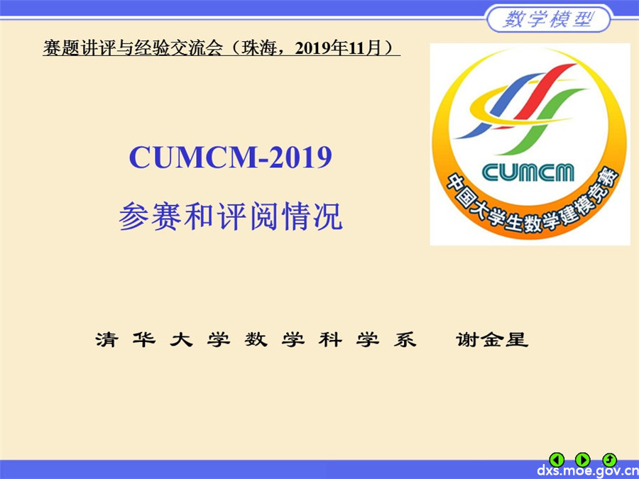 2019全國大學生數學建模競賽講評：參賽和評閱情況