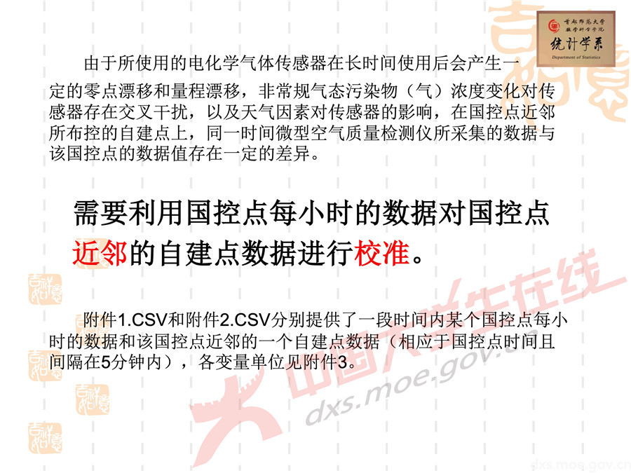 2019全國大學(xué)生數(shù)學(xué)建模競(jìng)賽講評(píng)：空氣質(zhì)量數(shù)據(jù)的校準(zhǔn)